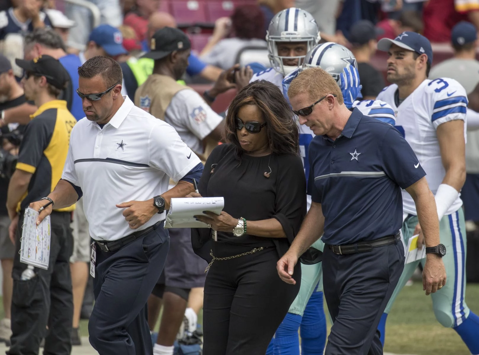 Pam Oliver, Jason Garrett