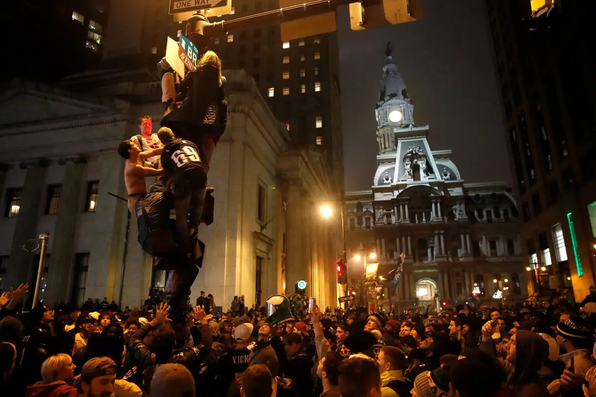 Eagles Fans Destroy Philadelphia