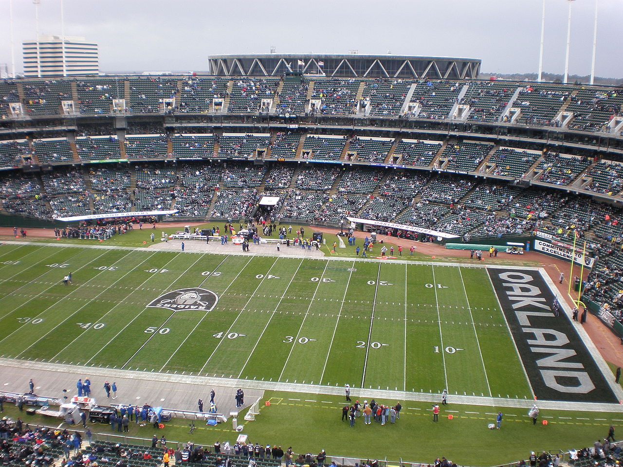 Oakland Coliseum field