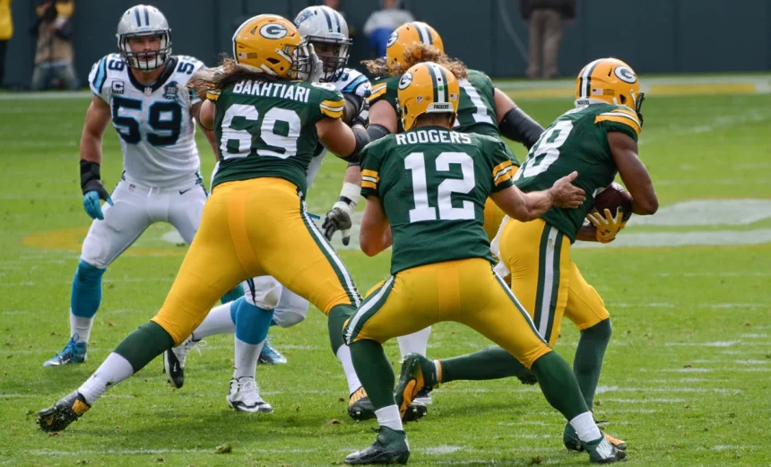 David Bakhtiari, Aaron Rodgers, Randall Cobb