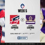 Week 5 AAF Live Memphis Express Atlanta Legends