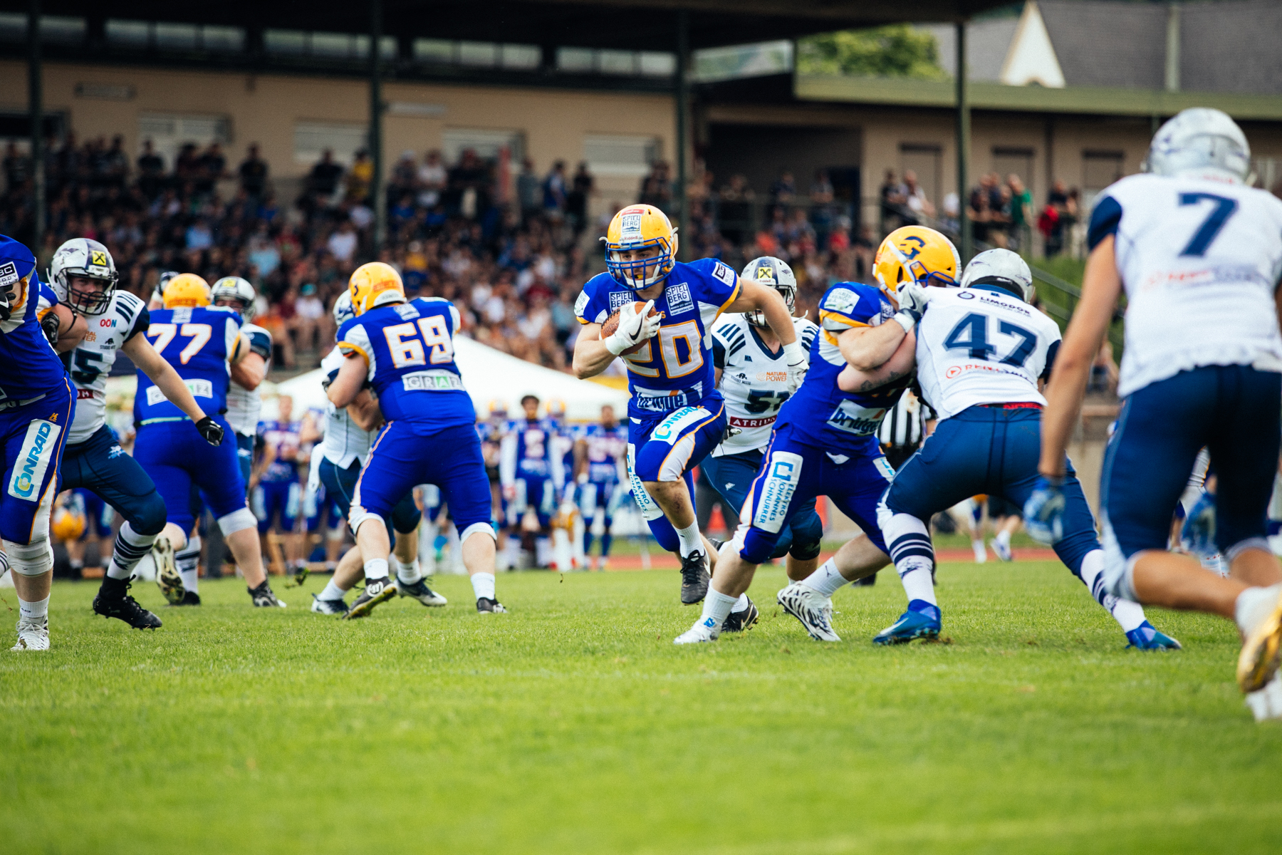 Projekt Spielberg Graz Giants zu Gast in Traun bei den Steelsharks