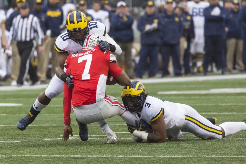 Michigan Wolverines Ohio State Buckeyes QB Dwayne Haskins