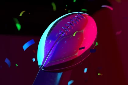 Super Bowl Lombardi Trophy LIV 54 Miami Gardens Hard Rock Stadium