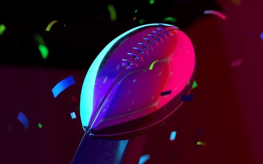 Super Bowl Lombardi Trophy LIV 54 Miami Gardens Hard Rock Stadium