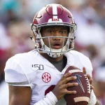 September 14 2019 Alabama Crimson Tide quarterback Tua Tagovailoa 13 looks to throw in the NCAA