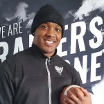 LB William Lloyd bei seiner Ankunft im SWARCO RAIDERS Office.