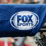 GLENDALE AZ OCTOBER 28 Fox Sports logo on a TV camera during the NFL American Football Herren US