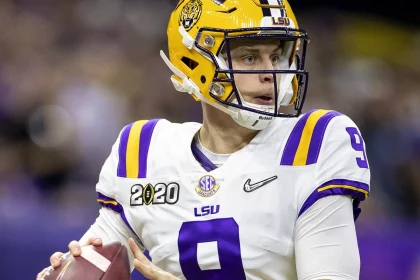 January 13, 2020: LSU quarterback Joe Burrow 9 passes the ball during College Football Playoff National Championship game action between the Clemson Tigers and the LSU Tigers at Mercedes-Benz Superdome in New Orleans, Louisiana. LSU defeated Clemson 42-25. /CSM NCAA, College League, USA Football 2020: CFP National Championship Clemson vs LSU JAN 13 PUBLICATIONxINxGERxSUIxAUTxONLY - ZUMAc04 20200113zafc04366 Copyright: xJohnxMersitsx