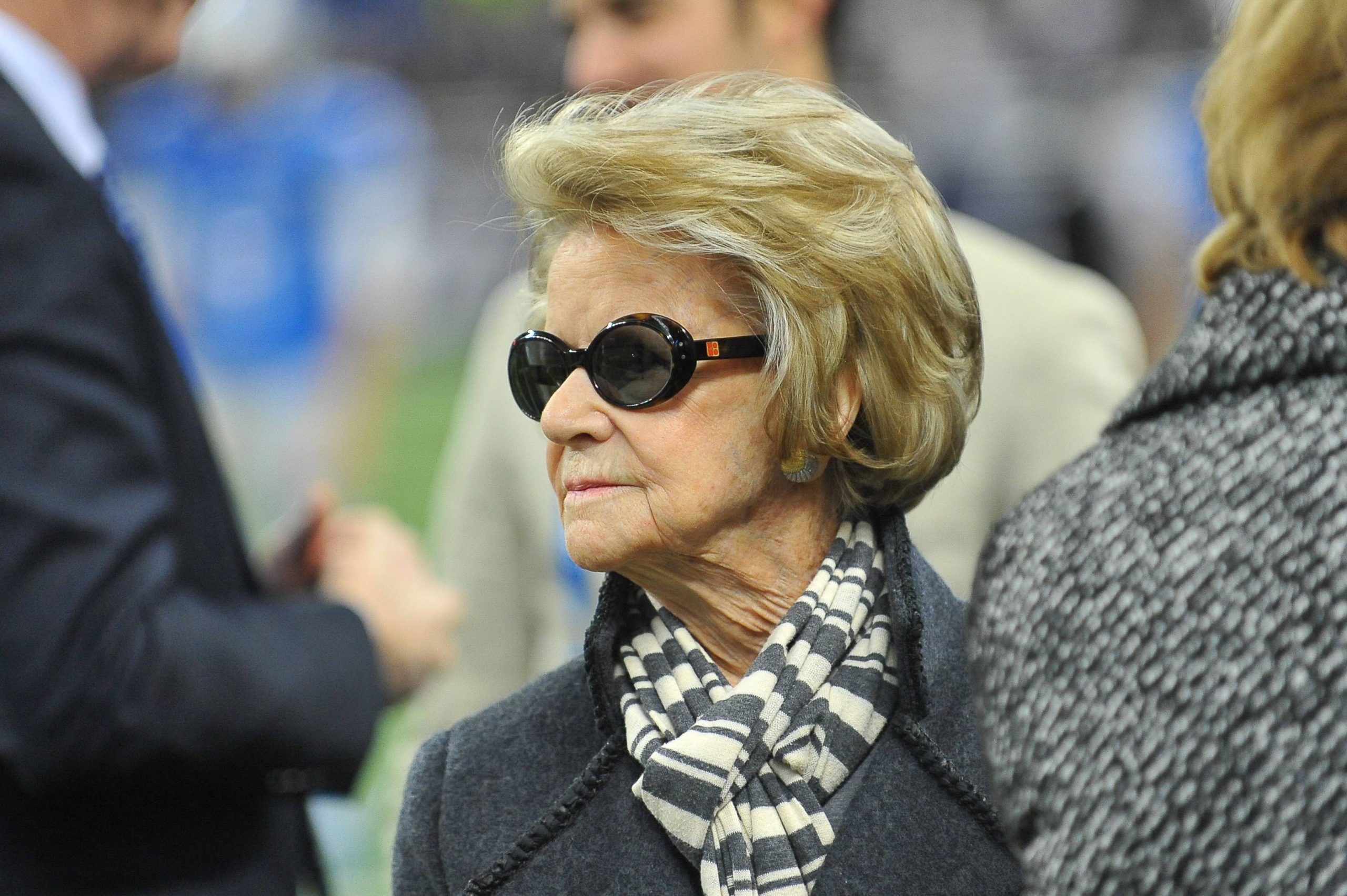 November 22 2015 Detroit Lions Owner and Chairman Mrs Martha Firestone Ford prior to the game on