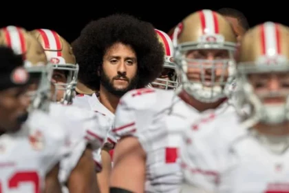 January 25, 2020, USA: Colin Kaepernick waits to enter the field with the 49ers before a 2016 game against the Dolphins