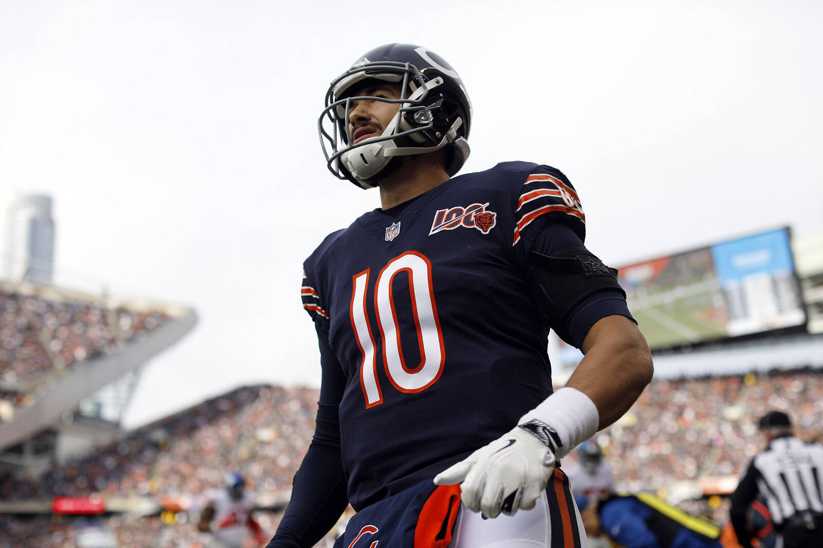 June 15, 2020, USA: Chicago Bears quarterback Mitch Trubisky on Nov. 24, 2019, at Soldier Field in Chicago, Ill. USA - Z