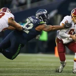 November 5 2017 Washington Redskins quarterback Kirk Cousins 8 tries to escape from Seattle Seah