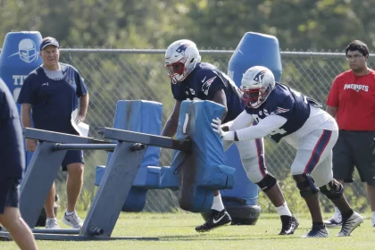 FOXBOROUGH MA JULY 28 New England Patriots head coach Bill Belichick watches New England Patriot