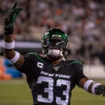 September 16 2019 East Rutherford New York US New York Jets strong safety JAMAL ADAMS 33 celebr