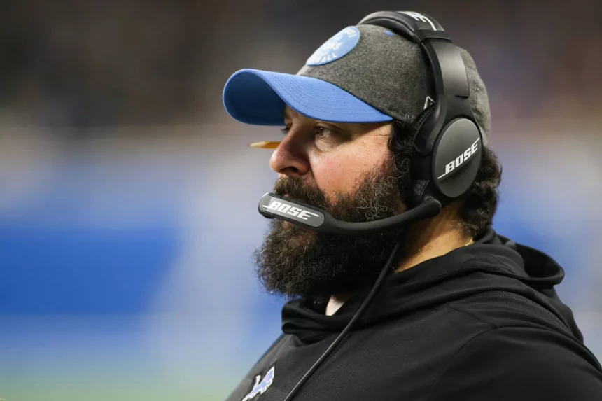 DETROIT, MI - DECEMBER 29: Detroit Lions head coach Matt Patricia is seen on the sideline during a regular season game b