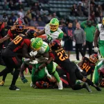 March 8, 2020, Carson, CA, USA: XFL Football - the Los Angeles Wildcats beat the Tampa Bay Vipers, 41 to 34, at The Dign