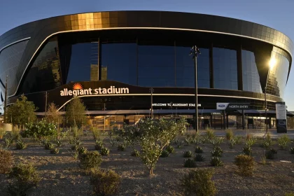 July 30, 2020 - Las Vegas, Nevada, U.S. - Allegiant Stadium, the $2 billion, glass-domed home of the Las Vegas Raiders n