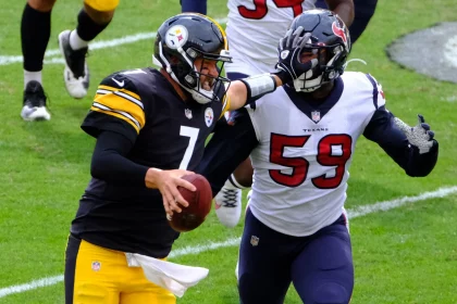 September 27th, 2020: Ben Roethlisberger 7 during the Pittsburgh Steelers vs Houston Texans game at Heinz Field in Pitt