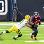 October 25, 2020 : Green Bay Packers strong safety Adrian Amos (31) tackles Houston Texans wide receiver will fuller