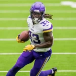 October 4, 2020: Minnesota Vikings running back Dalvin Cook (33) carries the ball during the 2nd quarter of an NFL, Amer