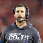 KANSAS CITY, MO - OCTOBER 06: Indianapolis Colts offensive coordinator Nick Sirianni in the third quarter of an NFL, Ame