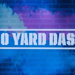 NFL Scouting Combine 2021 - A graphic displaying the 40 yard dash logo during the NFL, American Football Herren, USA