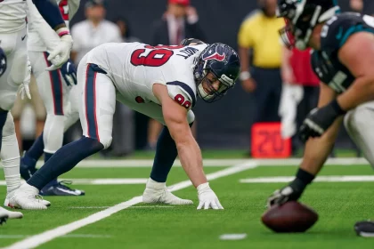 HOUSTON TX SEPTEMBER 15 Houston Texans defensive end JJ Watt 99 lines up during the football