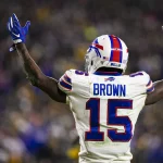 PITTSBURGH, PA - DECEMBER 15: Buffalo Bills wide receiver John Brown (15) celebrates during the NFL, American Football H