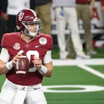 January 1, 2021 Arlington, TX...Alabama Crimson Tide redshirt junior (10) Mac Jones finished 25 for30 for 297 yards and