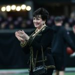 ATLANTA, GA - NOVEMBER 28: New Orleans Saints Owner Gayle Benson during warmups before the NFL, American Football Herren