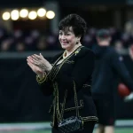 ATLANTA, GA - NOVEMBER 28: New Orleans Saints Owner Gayle Benson during warmups before the NFL, American Football Herren