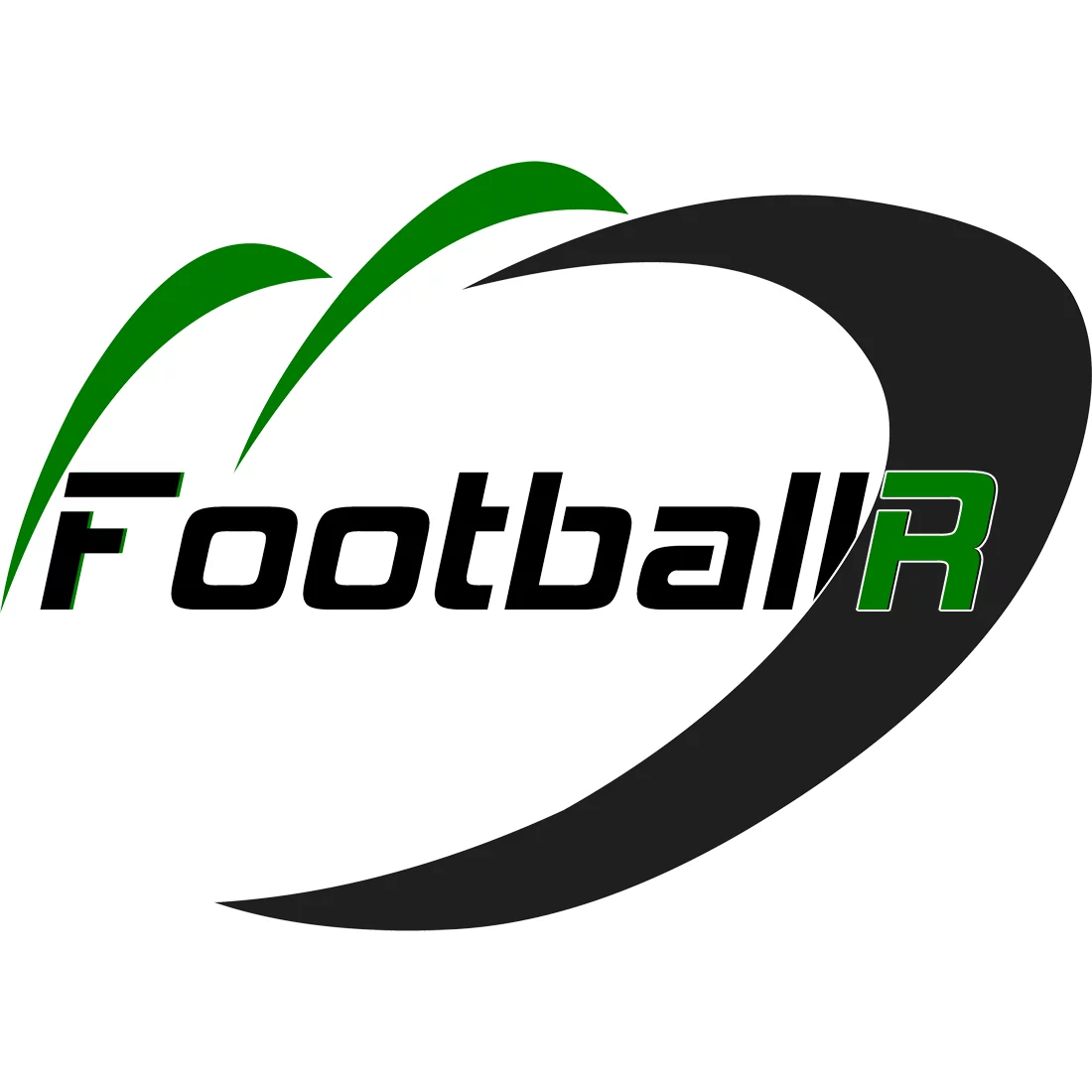 FootballR Logo - Emblem Style - American Football News deutsch