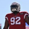 TAMPA, FL - NOVEMBER 10: Arizona Cardinals Nose Tackle Zach Kerr (92) prior to the first half of an NFL, American Footba