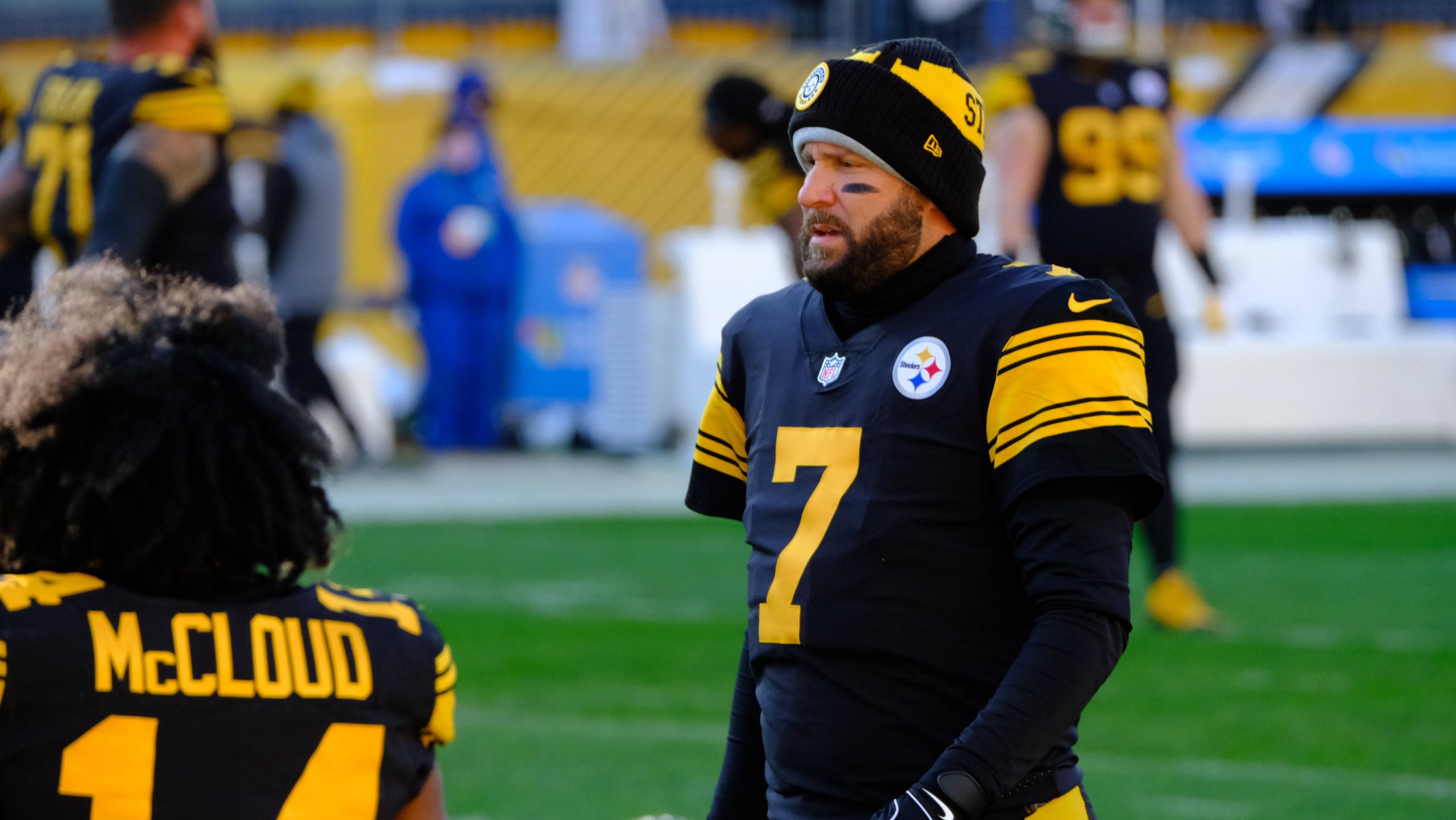 December 2nd, 2020: Ben Roethlisberger 7 during the Pittsburgh Steelers vs Baltimore Ravens game at Heinz Field in Pitts