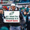 PHILADELPHIA, PA - DECEMBER 26: General view of fans during the second half of the National Football League game betwee