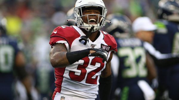 December 22, 2019: Arizona Cardinals safety Budda Baker (32) reacts to a big defensive play during a game between the A