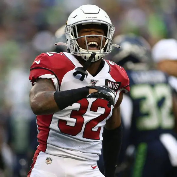 December 22, 2019: Arizona Cardinals safety Budda Baker (32) reacts to a big defensive play during a game between the A