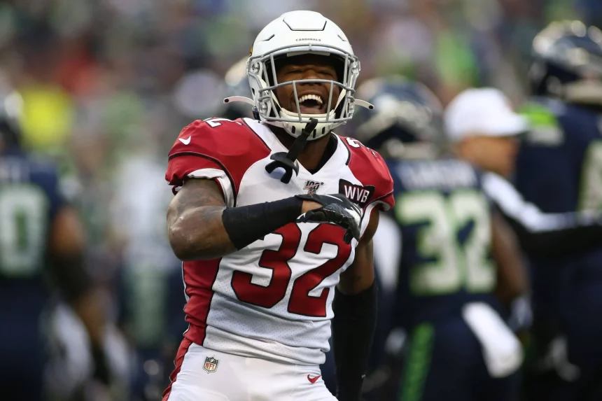 December 22, 2019: Arizona Cardinals safety Budda Baker (32) reacts to a big defensive play during a game between the A