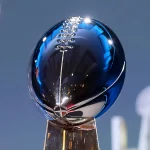 MIAMI, FL - JANUARY 29: A general view of the Vince Lombardi Trophy during the Commissioners press conference, PK, Press