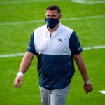 December 13, 2020, Jacksonville, Florida, USA: Tennessee Titans head coach MIKE VRABEL walks across the field during pre