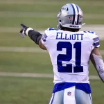 CINCINNATI, OH - DECEMBER 13: Dallas Cowboys running back Ezekiel Elliott (21) points after the game against the Dallas