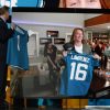 The Jacksonville Jaguars select Clemson quarterback Trevor Lawrence with the number 1 pick at the 2021 NFL, American Foo