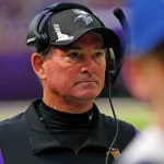 MINNEAPOLIS, MN - AUGUST 14: Minnesota Vikings Head Coach Mike Zimmer looks on during a preseason game between the Minn