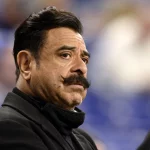 INDIANAPOLIS, IN - NOVEMBER 14: Jacksonville Jaguars owner Shad Khan looks on before the start of the NFL, American Foot