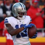 KANSAS CITY, MO - NOVEMBER 21: Dallas Cowboys wide receiver Michael Gallup (13) catches a pass before an NFL, American F