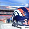 DENVER, CO - DECEMBER 12: A decal of the number 88 in honor of Denver Broncos former wide receiver Demaryius Thomas is s