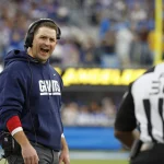 December 12, 2021 New York Giants head coach Joe Judge argues a call during the NFL, American Football Herren, USA game