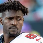 December 26, 2021: Tampa Bay Buccaneers wide receiver Antonio Brown (81) on the sideline during the fourth quarter again