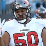 CHARLOTTE, NC - DECEMBER 26: Tampa Bay Buccaneers Nose Tackle Vita Vea (50) during an NFL, American Football Herren, USA